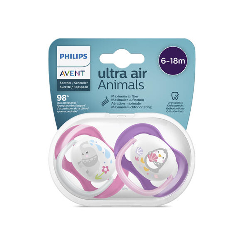 Πιπίλα Ultra Air, 6-18 Μηνών 2τμχ 