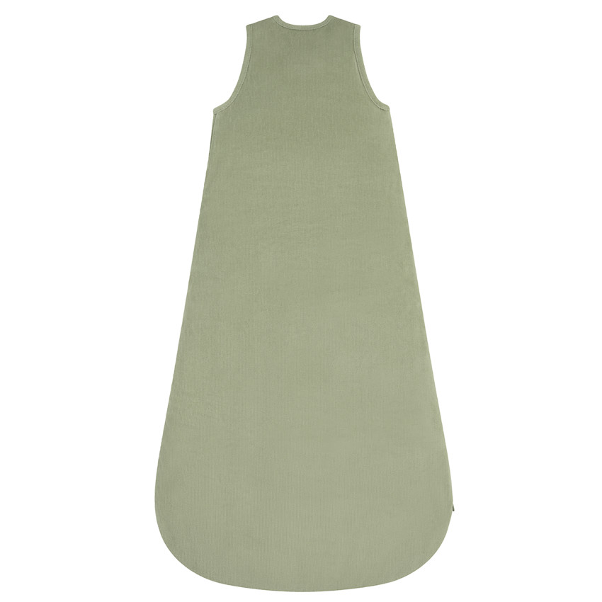 Gigoteuse sans manches T3 en velours côtelé TOG 3.5 vert 