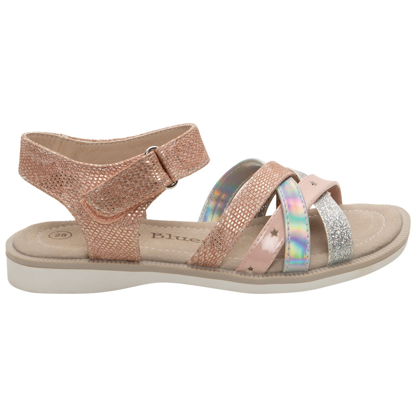 Σανδάλια με φαντασία και πινελιές από γκλίτερ για κορίτσι 