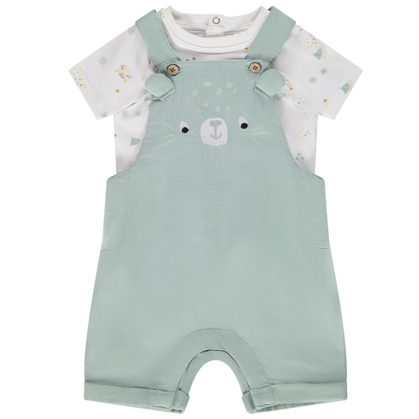 Σετ 2 κομμάτια Σαλοπέτα + t-shirt με σχέδιο για bebe αγόρι 