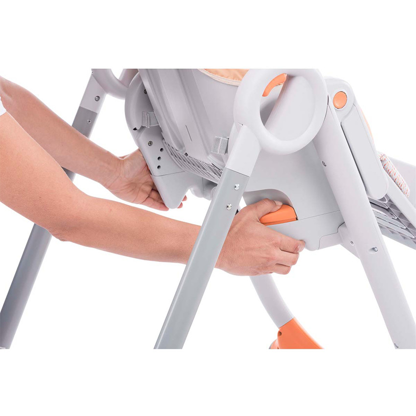 Καρέκλα Φαγητού Polly 2 Start Happy Silver 