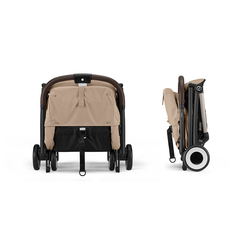 Καρότσι μπαστούνι ultra-compact Orfeo ταμπά/αμυγδάλου 