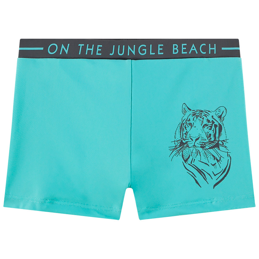 Boxer de bain print tigre pour garçon 