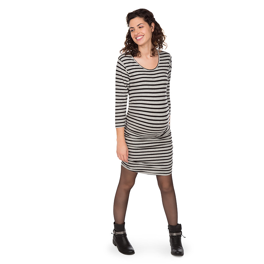 Φόρεμα εγκυμοσύνης με μανίκια 3/4 