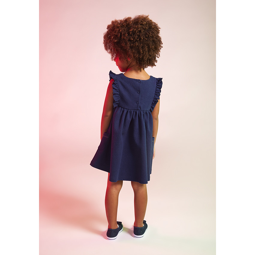 Φόρεμα αμάνικο από πλεκτό με κεντήματα για μωρό κορίτσι  Additional Φόρεμα αμάνικο από πλεκτό με κεντήματα για μωρό κορίτσι