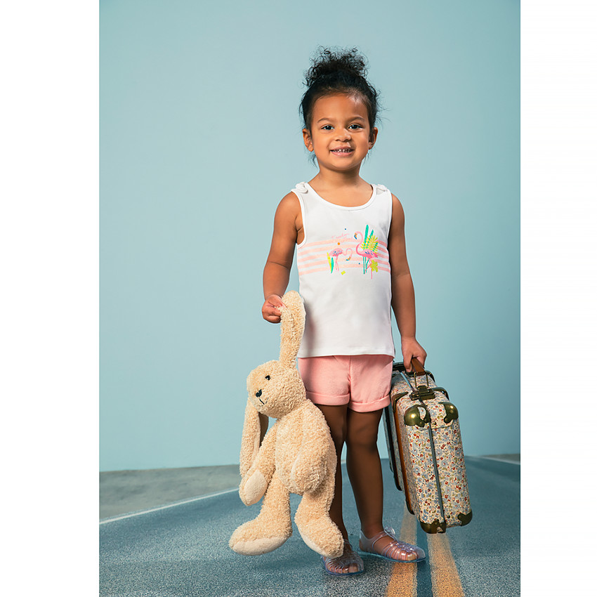 Αμάνικο μπλουζάκι σχέδιο για bebe κορίτσι 