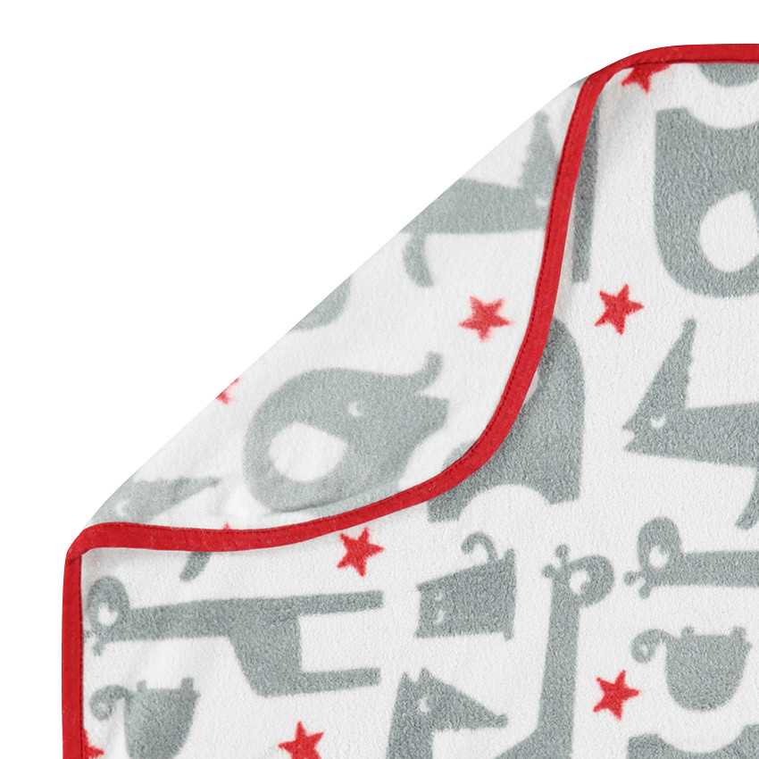 Couverture en polaire à imprimé fantaisie 