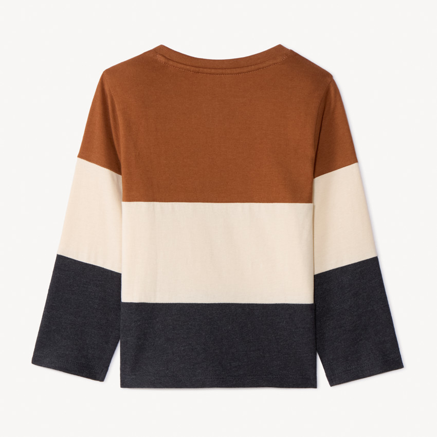 T-shirt manches longues effet colorblock pour bébé garçon 