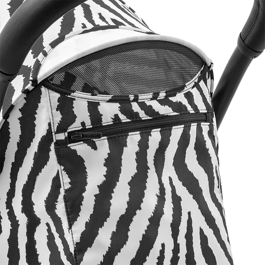 Poussette Stokke® YOYO³ à partir de 6 mois - cadre blanc/zèbre 