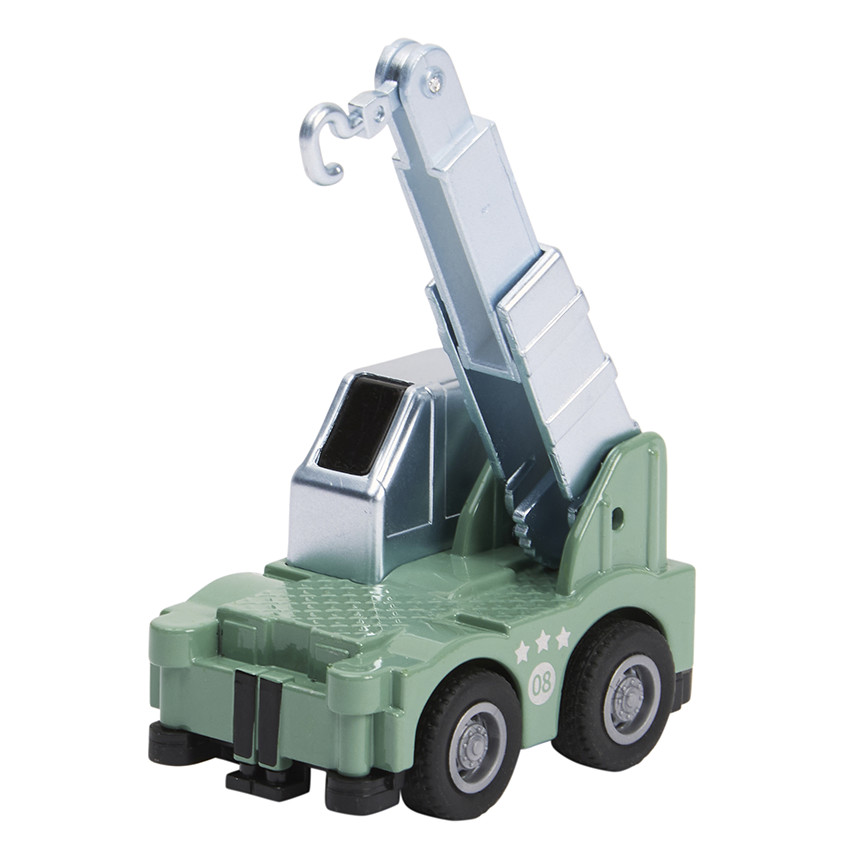 Μινιατούρα όχημα με μηχανισμό τριβής φορτηγό εργοταξίου σε τιρκουάζ 