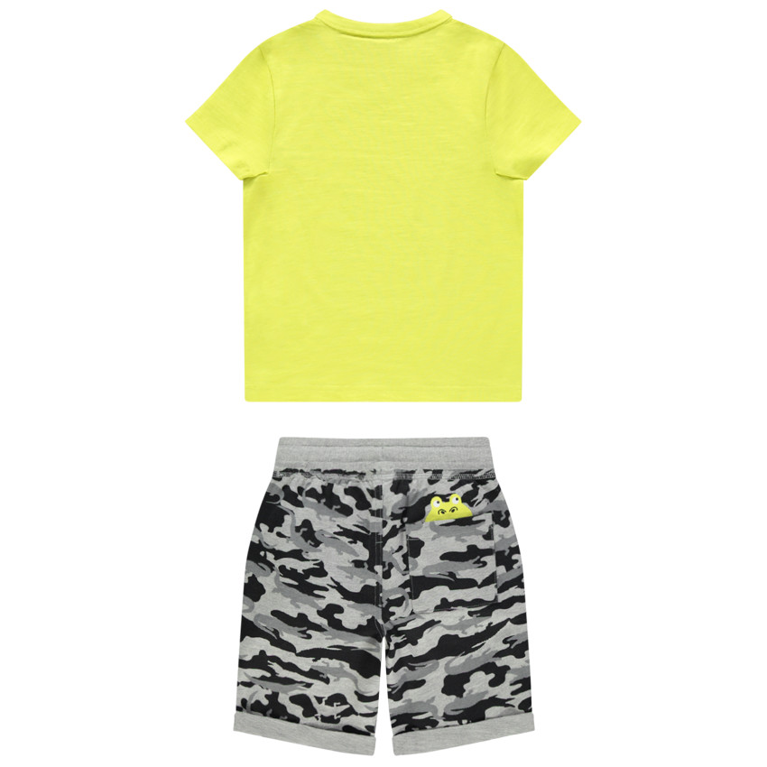 Σετ t-shirt σχέδιο κροκόδειλος και βερμούδα army  Additional Σετ t-shirt σχέδιο κροκόδειλος και βερμούδα army