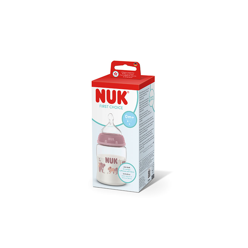 Μπιμπερό First Choice Pp 150Ml (Σιλικ.) Temp.Control Koala Nuk  