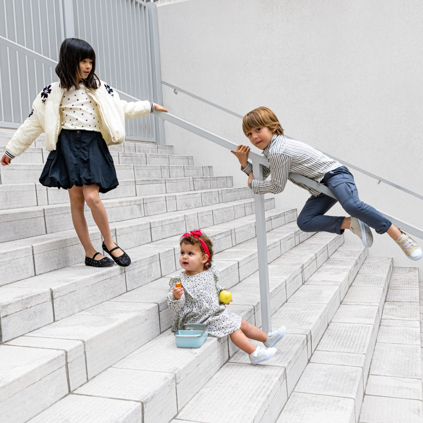 Φούστα από υφασμάτινο parachute μονόχρωμη για κορίτσι 