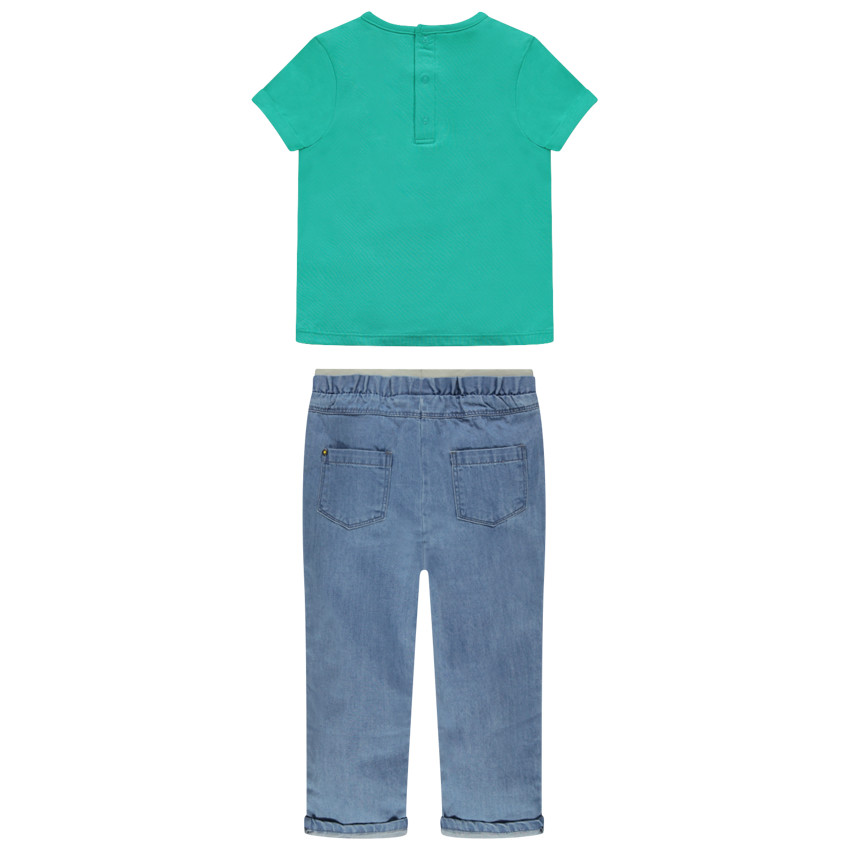 Σύνολο με μπλούζα και τζιν με στάμπα Bugs Bunny της Looney Tunes 