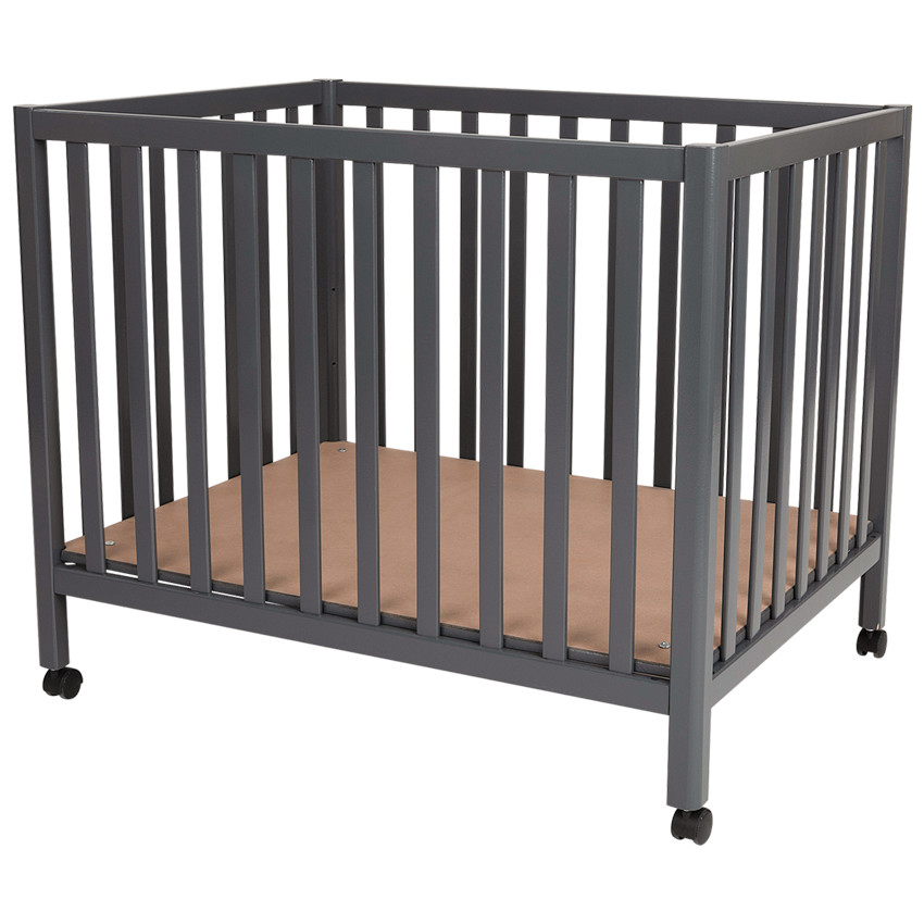 Ξύλινος Παιδότοπος Tommy Ανθρακί 