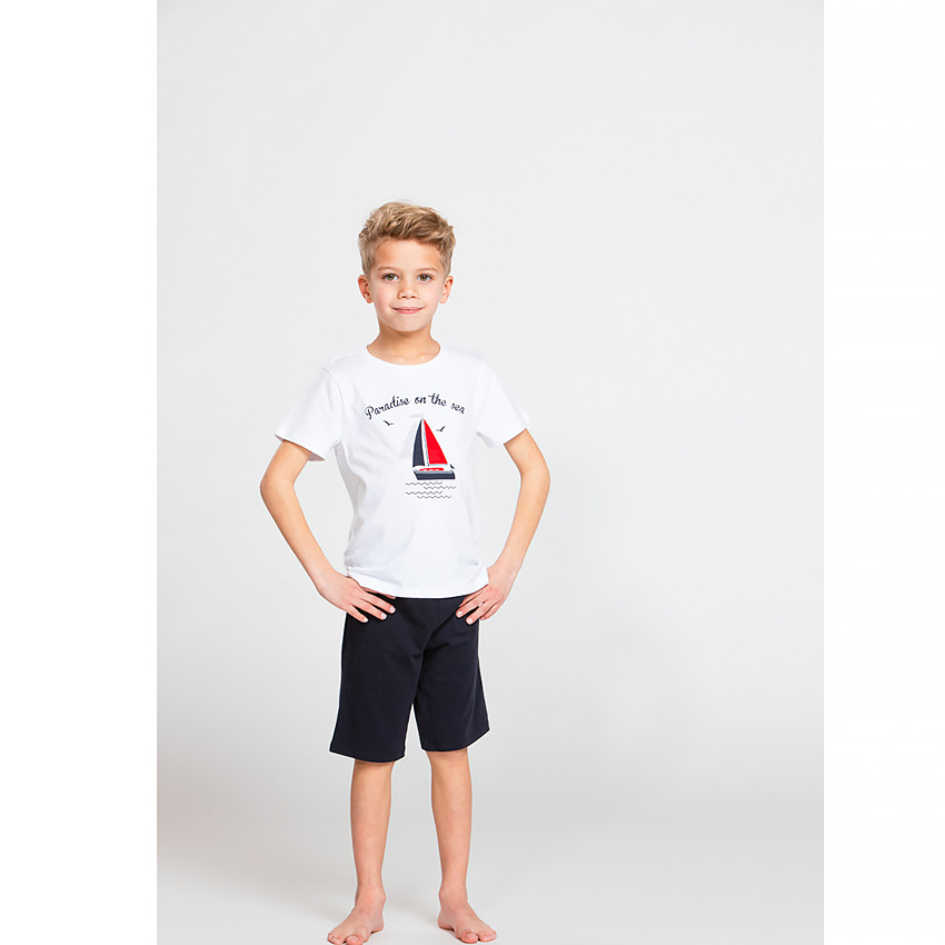 Pyjama t-shirt + short pour garçon 