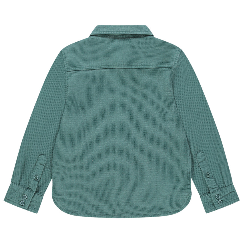 Chemise manches longues en nid d'abeille  Additional Chemise manches longues en nid d'abeille