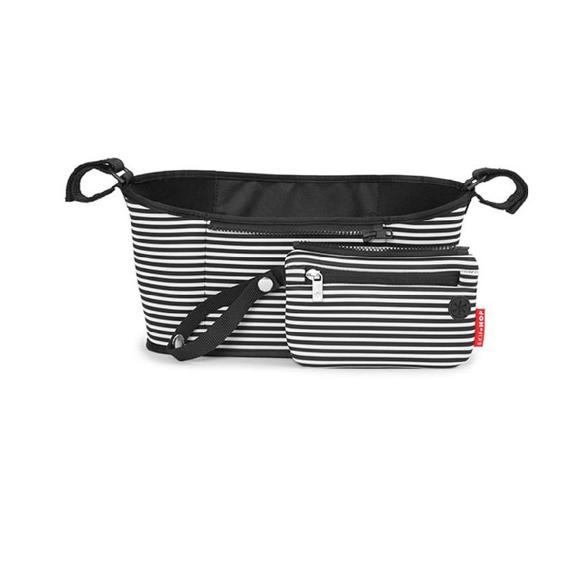 Οργανωτης Καροτσιου Stroller Organizer, Black/White Stripe SKIPHOP 