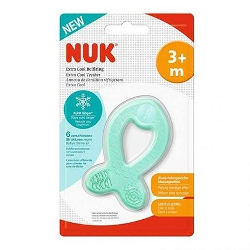 Nuk Δακτύλιος Οδοντοφυΐας Extra Cool με Δροσιστική Δράση & Δράση Μασάζ, 3m+ (10.256.450), 1 τεμάχιο 