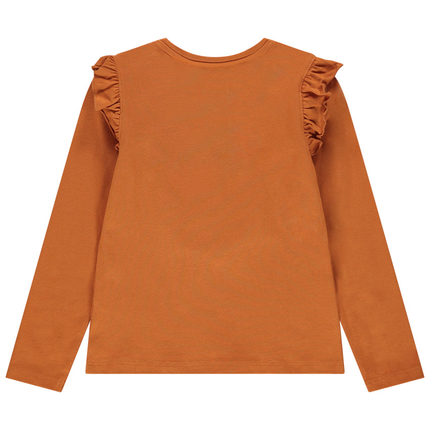 T-shirt manches longues volanté 