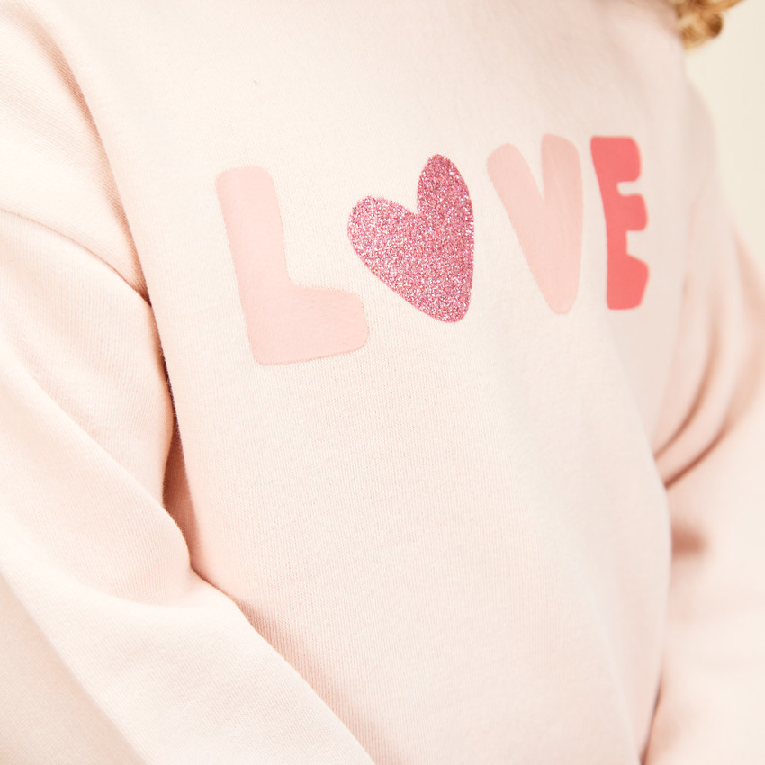 Σετ φόρμα 2 τμχ. print Love για bebe κορίτσι 