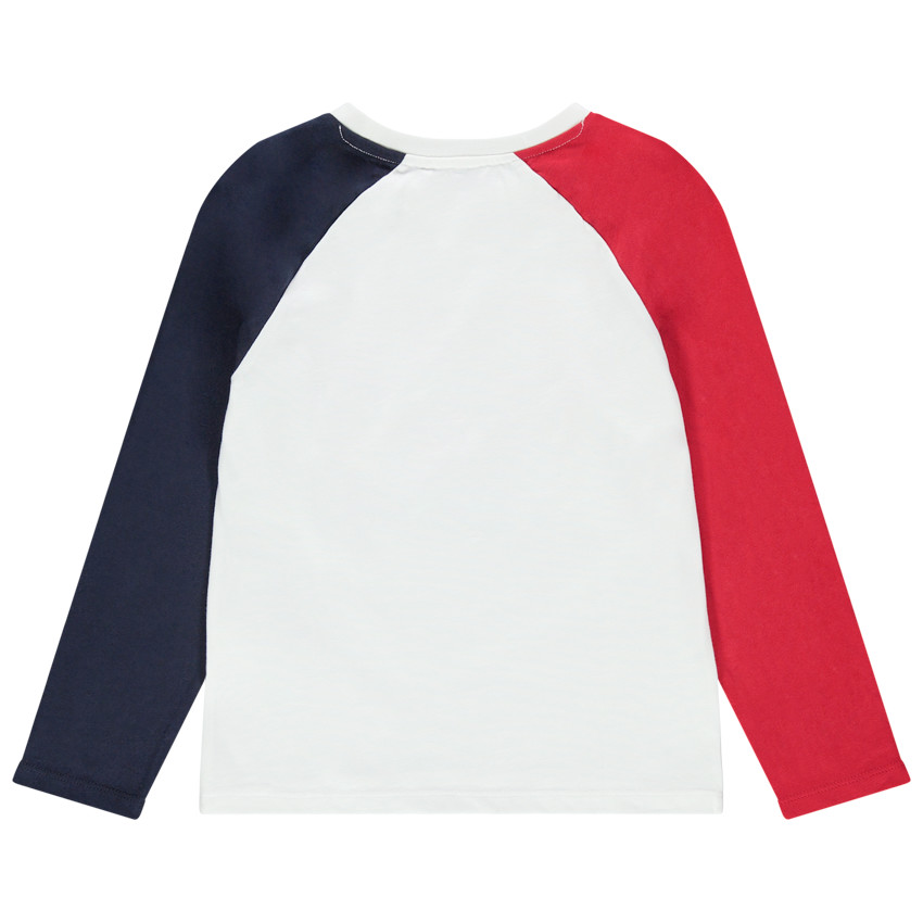 T-shirt manches longues en coton bio print Spiderman 