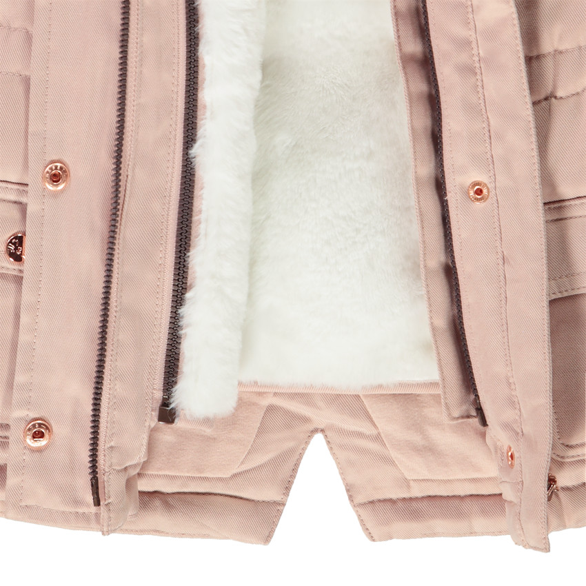 Parka Grand Froid 2 σε 1 με επένδυση από συνθετική γούνα για bebe κορίτσι 