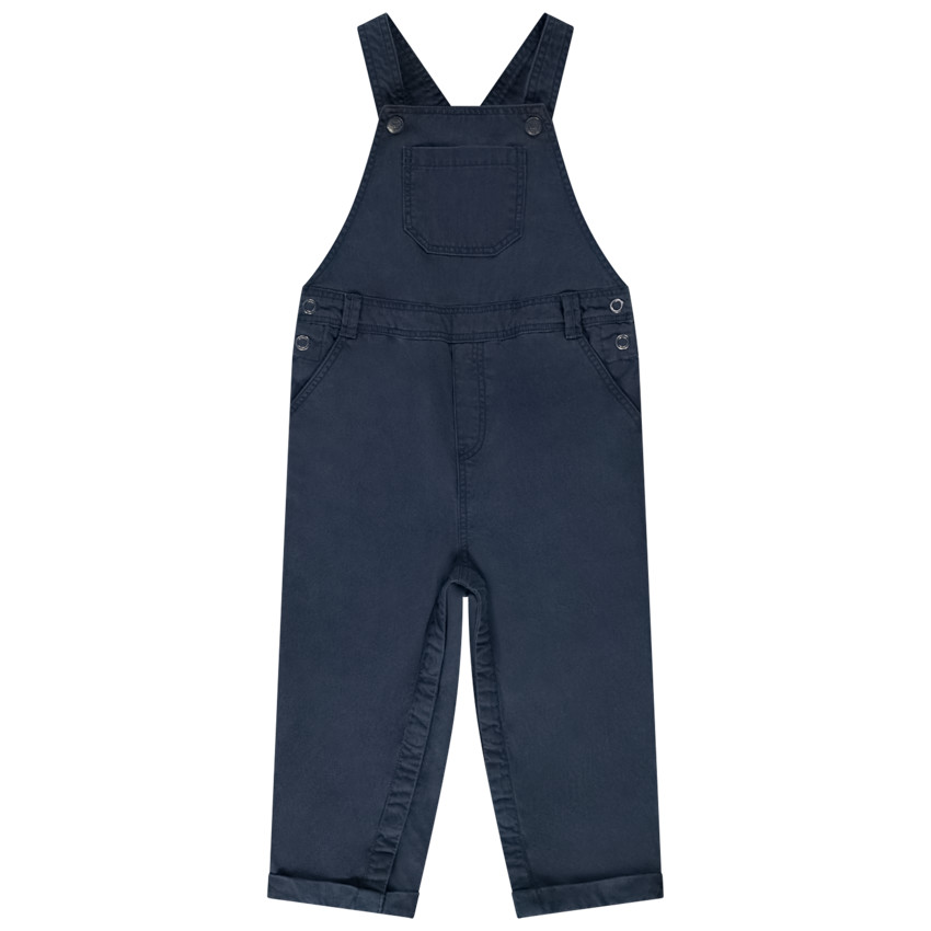 Σαλοπέτα μακριά βαμβακερή φαντεζί μονόχρωμη για bebe αγόρι 