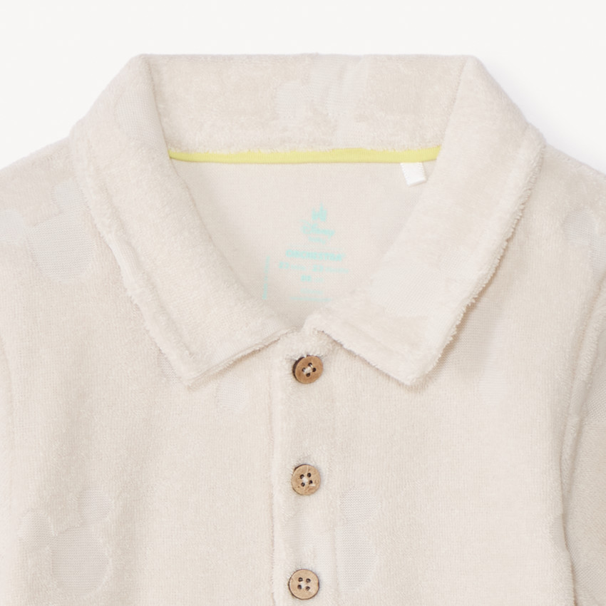 Πόλο κοντομάνικο από βελουτέ Mickey Disney για αγόρι μωρού 