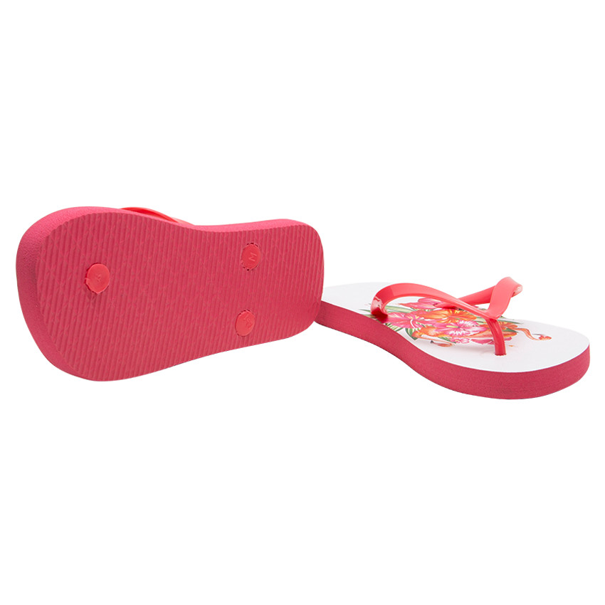 Σαγιονάρες με μοτίβο λουλούδια και μονόχρωμο λουράκι  Additional Σαγιονάρες με μοτίβο λουλούδια και μονόχρωμο λουράκι