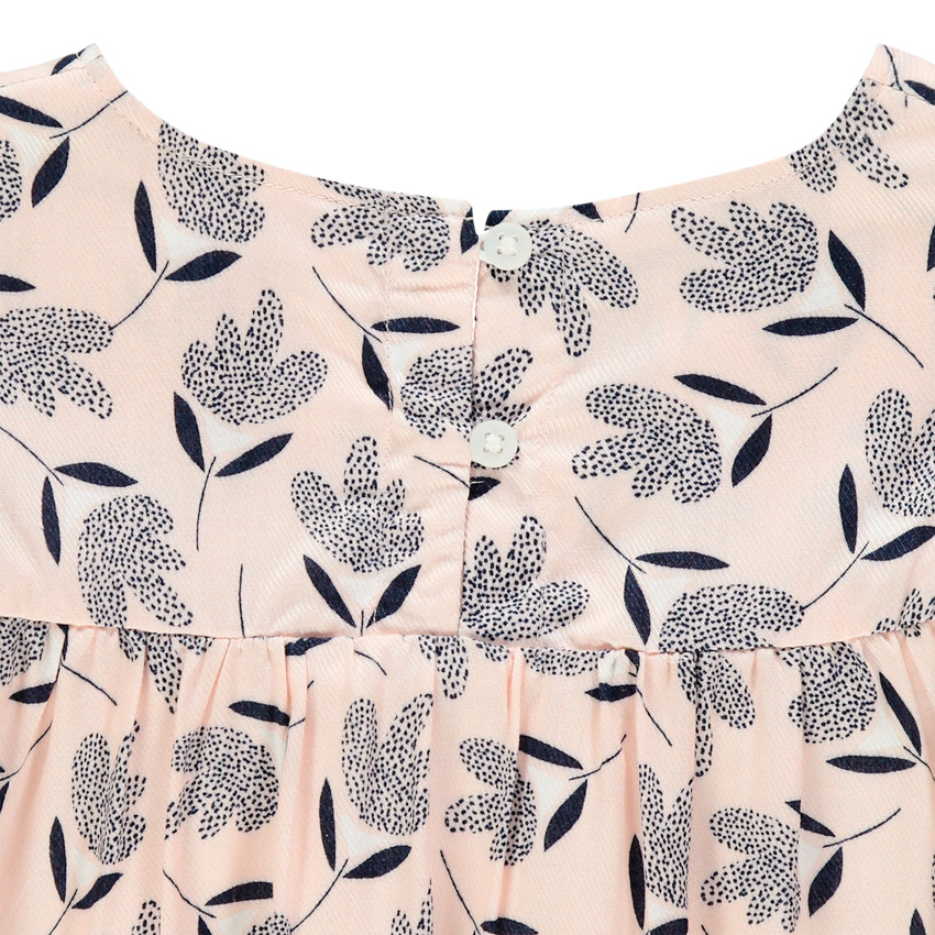 Τουνίκ μακρυμάνικη με σχέδιο λουλούδια για κορίτσι 