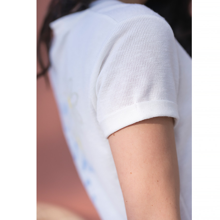 T-shirt manches courtes avec print 