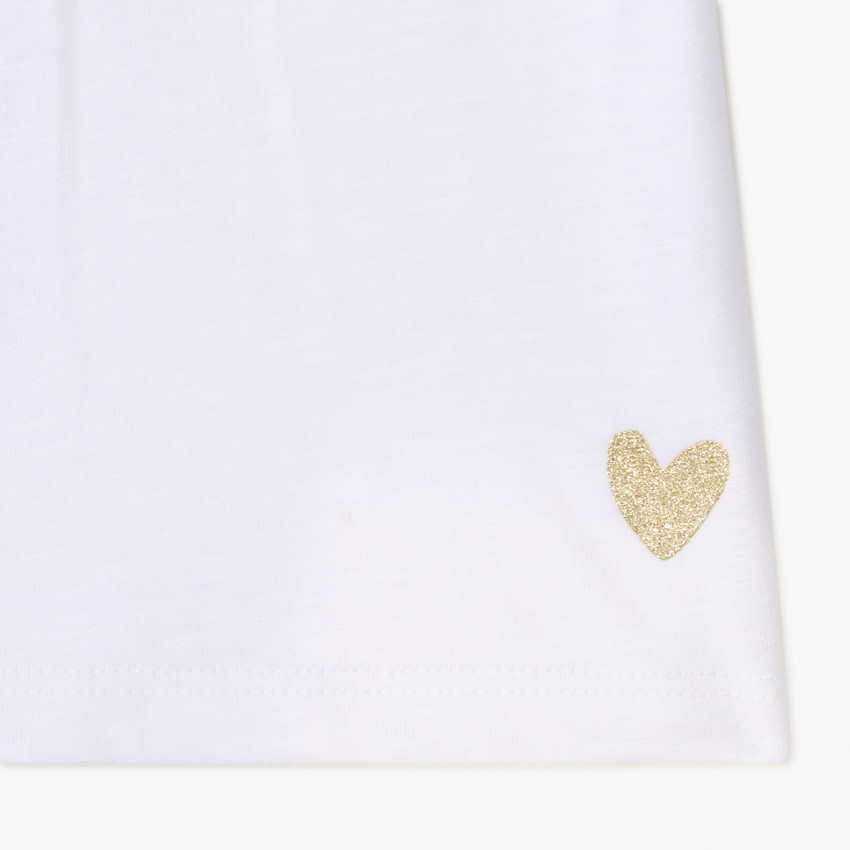 Σετ 3 κοντομάνικων μπλουζών για κορίτσια μωρού. 