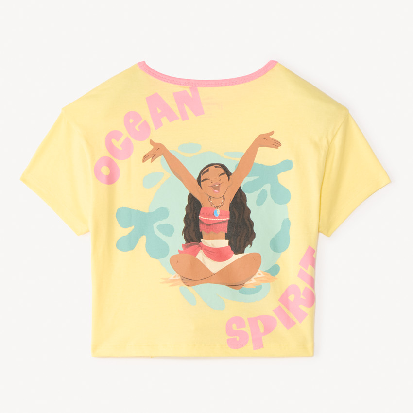 T-shirt με κοντά μανίκια με σχέδιο Vaiana Disney κορίτσι 