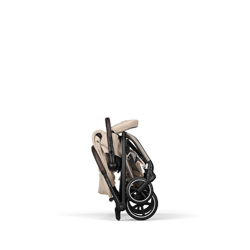 Καροτσάκι με περιστρεφόμενο κάθισμα Eezy S Twist+ 2 - Almond Beige 