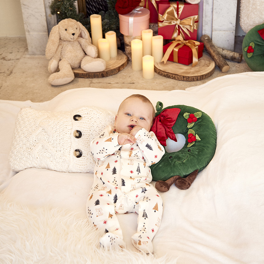 Φορμάκι βελουτέ με σχέδιο Noël για bébé 