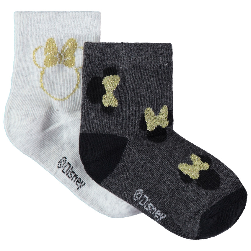 Σετ 2 ζευγάρια κάλτσες με τη Μίνι της Disney  