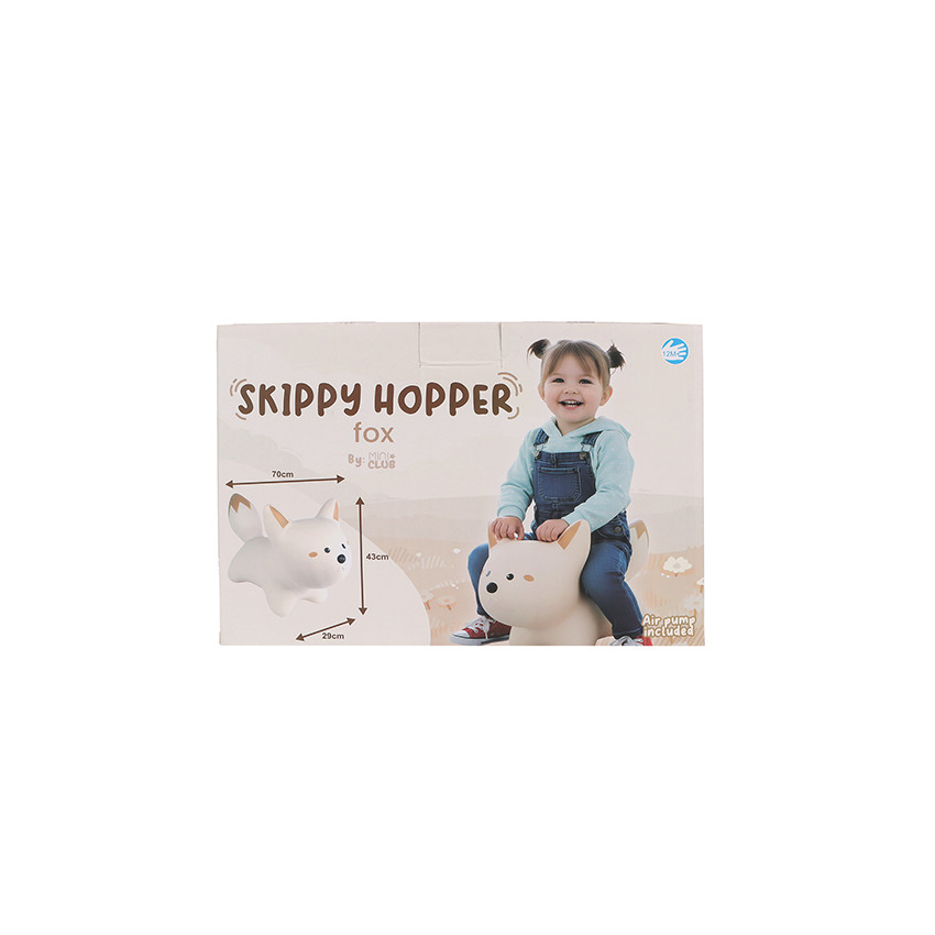 Mini Club Skippy Hopper Fox λούτρινη αλεπού 60 εκ. με τρόμπα 