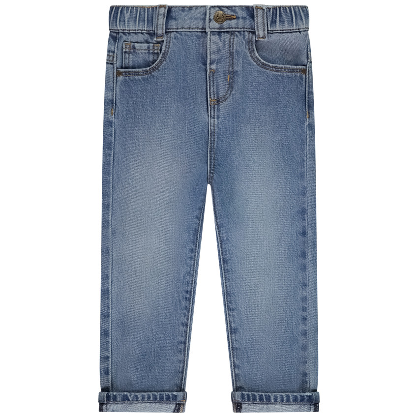 Τζιν ρέγκιουλαρ με ελαστική μέση για μωρό αγόρι 