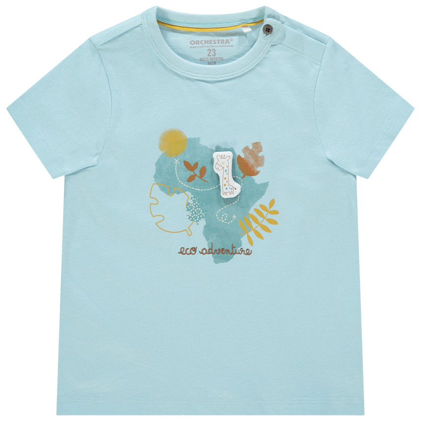 T-shirt κοντομάνικο με οργανικό βαμβάκι σχέδιο Afrique  Additional T-shirt κοντομάνικο με οργανικό βαμβάκι σχέδιο Afrique