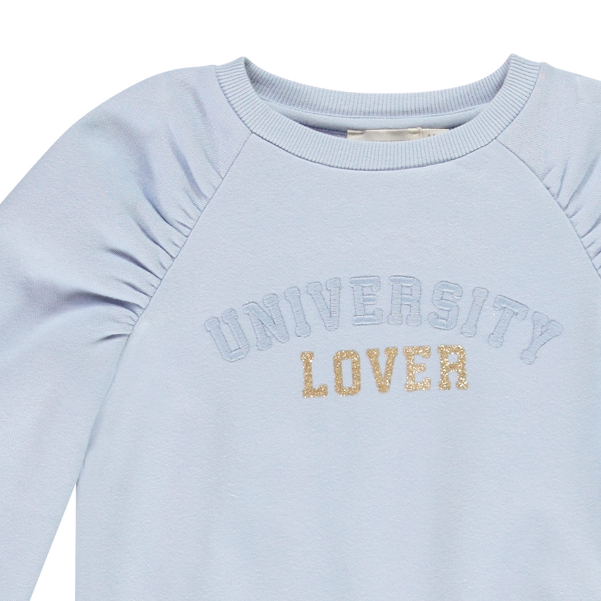 Ensemble sweat à manches longues bouffantes + jogging pour fille Main Ensemble sweat à manches longues bouffantes + jogging pour fille
