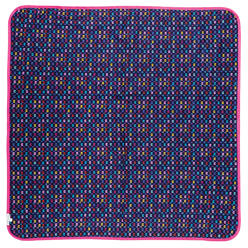 Couverture en velours et jersey 