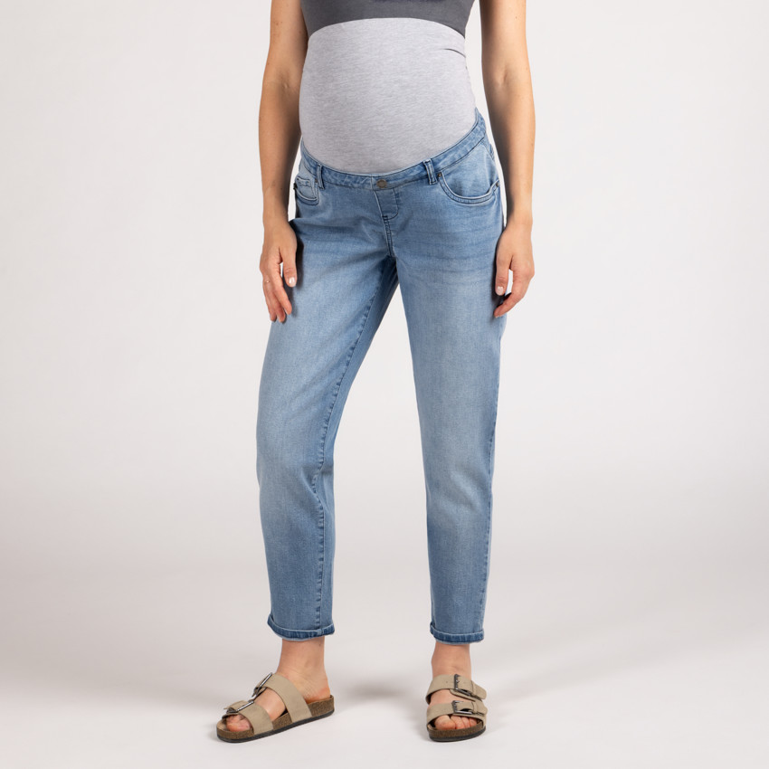 Jean Εγκυμοσύνης Mom Fit Με Ψηλή Μέση 