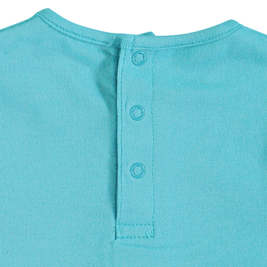 Σετ από 3 κορμάκια με κοντά μανίκια για bebe αγόρι print logo 