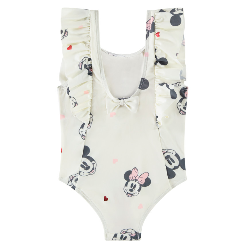 Μαγιό 1 τεμάχιο Minnie Disney με βολάν για μωρό κορίτσι 