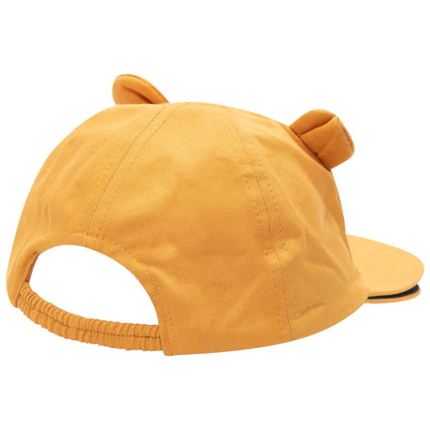 Casquette en twill motif tigre à visière ludique 