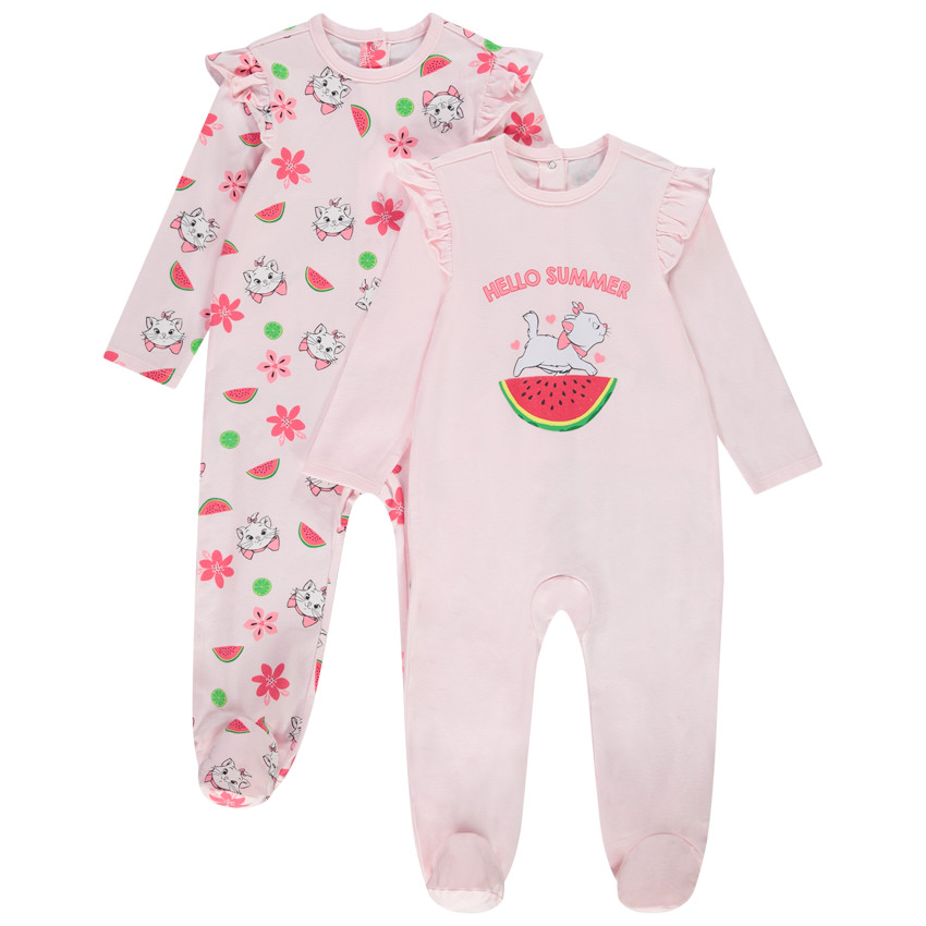 Σετ από 2 φορμάκια σε jersey print Marie Disney για bebe κορίτσι 
