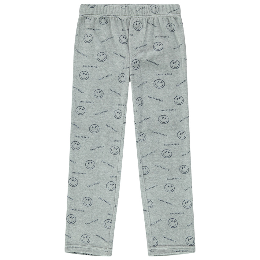 Πιτζάμα βελουτέ δίχρωμο σχέδιο SmileyWorld για αγόρι  Additional Πιτζάμα βελουτέ δίχρωμο σχέδιο SmileyWorld για αγόρι