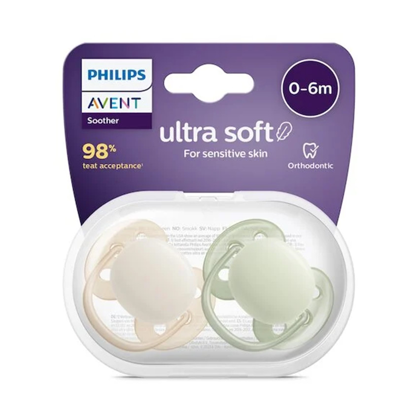 Avent Ultra Soft Mixed SCF091/32 0-6m Ορθοδοντική Πιπίλα 2τμχ  Additional Avent Ultra Soft Mixed SCF091/32 0-6m Ορθοδοντική Πιπίλα 2τμχ
