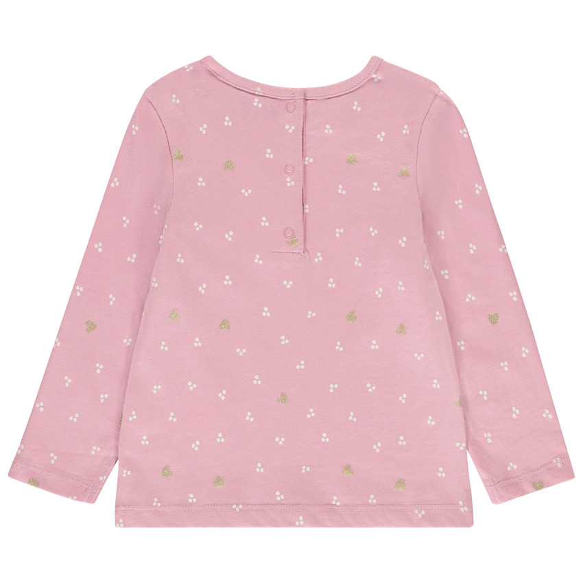 Σετ από 4 μακρυμάνικα φαντεζί μπλουζάκια για κορίτσι μωρό 